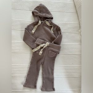 Jamie Kay waffle hoodie and pants